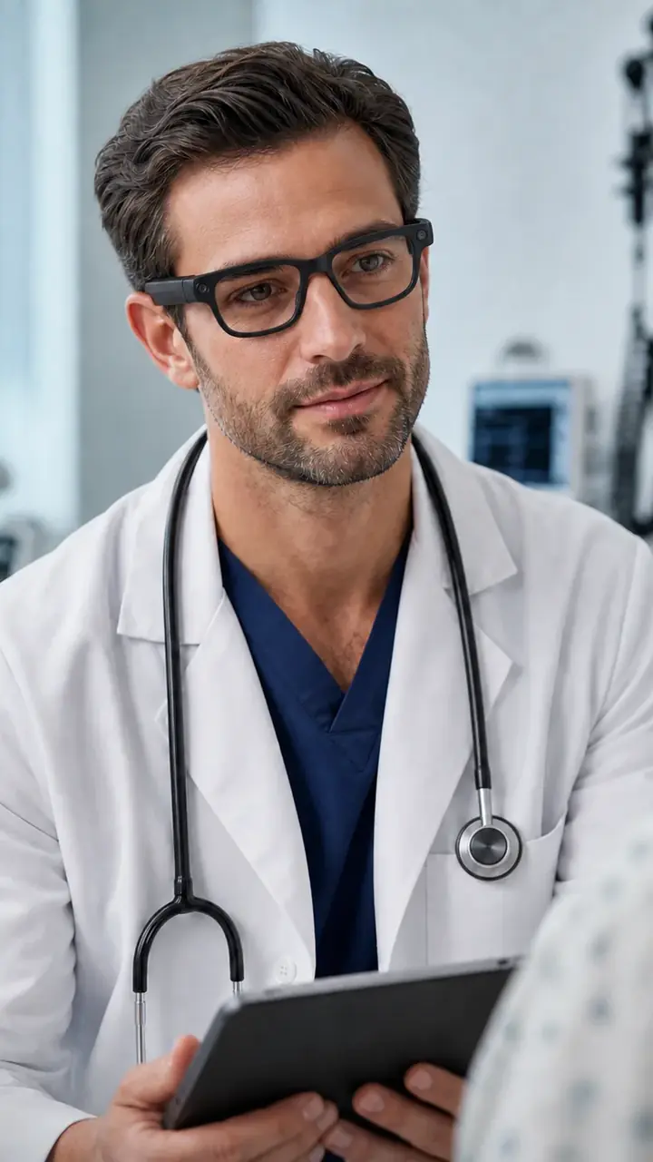 Smart glasses supporting remote assistance and documentation in a healthcare setting