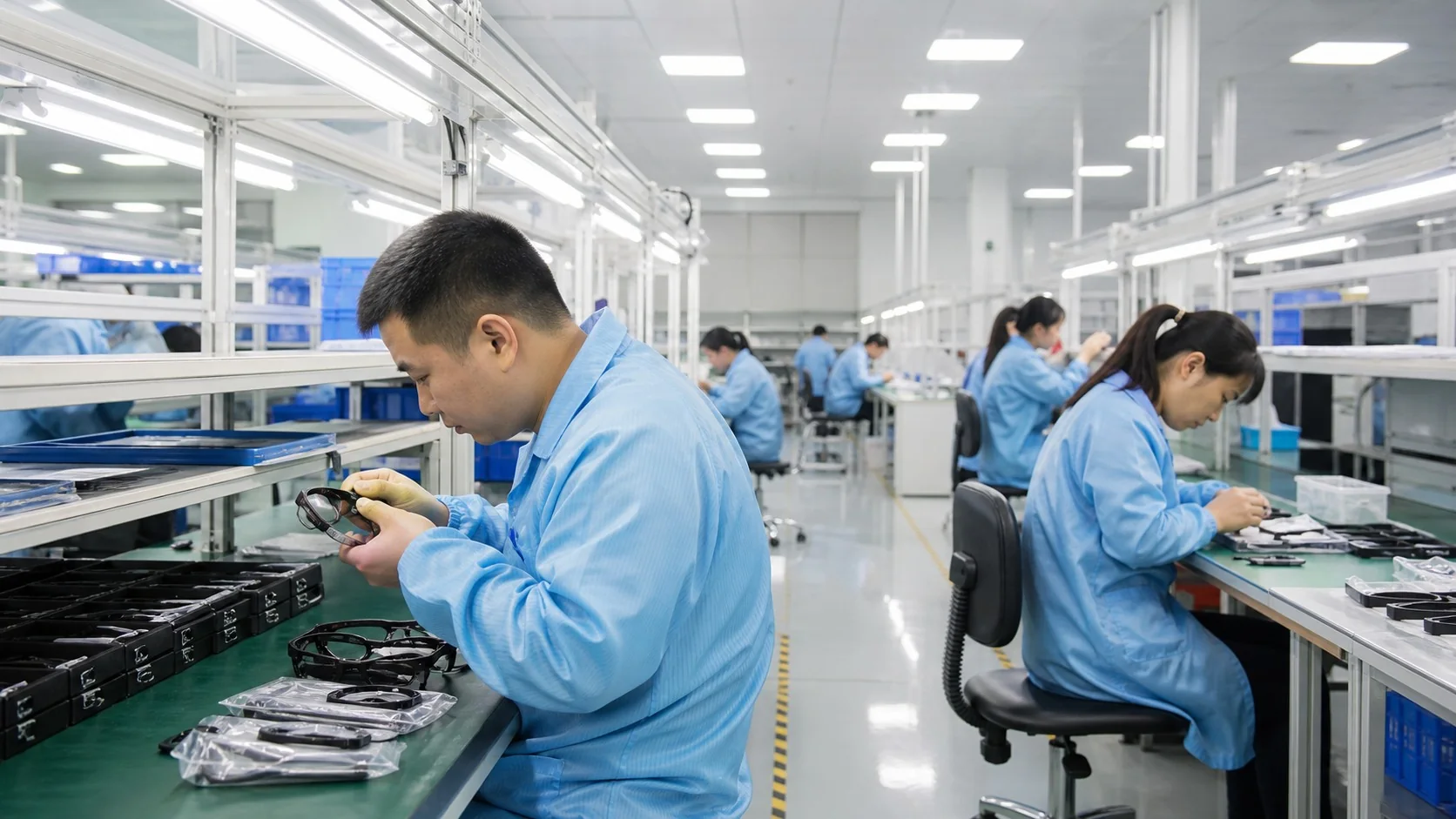 CYNRIN smart glasses manufacturing facility