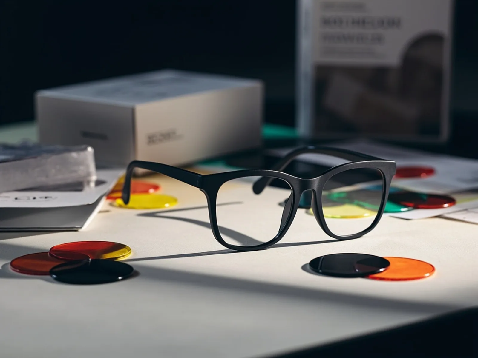 Golden sample smart glasses sealed and signed for mass production reference